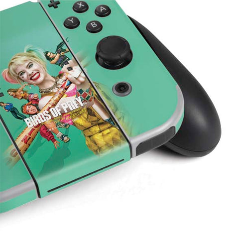 DC Comics Harley Quinn Birds of Prey Movie Poster Nintendo Switch OLED (2021) Skin